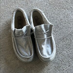 Hey Dude Light Gray Slip-On Shoes